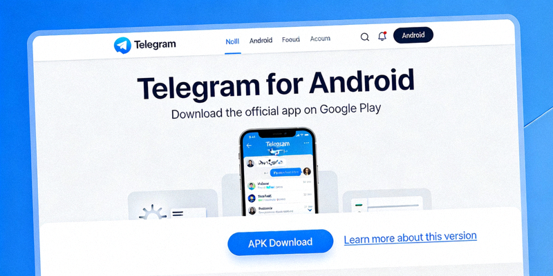 Telegram官网Android安卓平台下载页面截图